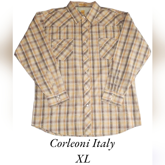Chemise Homme Ingram Made In Italy - Taille XL (2XL) - Col Boutonné - Vichy Multicolore - Neuf Avec étiquettes
